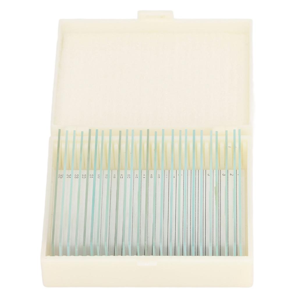 25 шт. Микроскопные стекла Оптическое стекло Покровное стекло Прозрачный набор слайдов для образцов водорослей, клеток, тканей