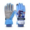 Kids' Waterproof Ski Gloves - Fleece Lined, Thickened Cotton for Winter Play