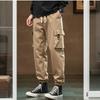Multi-pocket Overalls Men's Spring And Summer Loose Bundle Feet New Sports Casual Long Pants