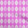 Cotton Flex Fuschia Pink Fabric Argyle Fabric For Sewing Printed Craft Fabric By The Yard 40 Inch