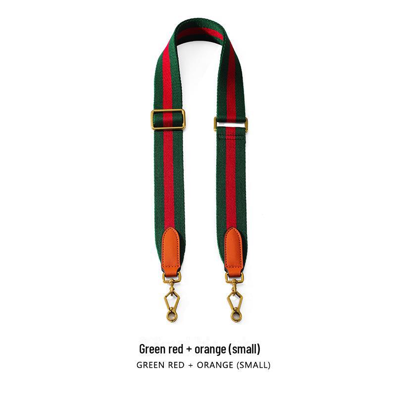 Регулируемый брезентовый плечевой ремень G-Chi, 3,8 см, зеленый и красный, F-46, замена для сумки через плечо.