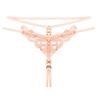 Stimulating Panties Women's Hot Hollowed-out Embroidered Pearl Yin Sm Bundled Tuning Open File Free Temptation Thong
