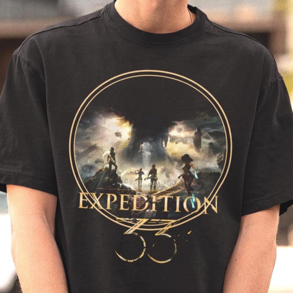Expedition 33 Circle Tshirt -Clair Obscur Minimalist Tee,Modern Gamer T-shirt