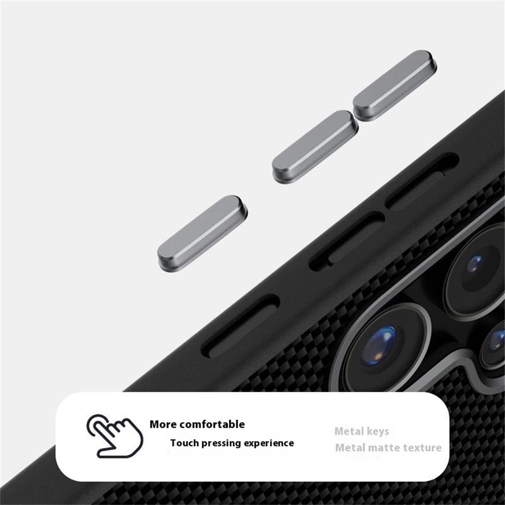 ABEEL For Samsung Galaxy S25 Magnetic Case Printed PC TPU Aluminum Alloy Leather Phone Cover