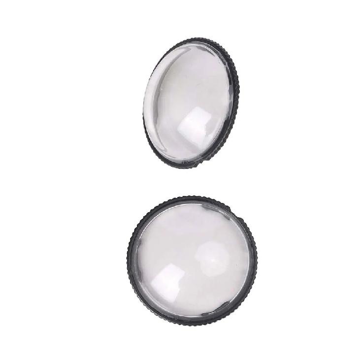 2pcs Lens Guards PC Len Protective Mirror For Insta360 X5 Camera Cap Protector Cover Rotating Protective Sports Camera Accessory
