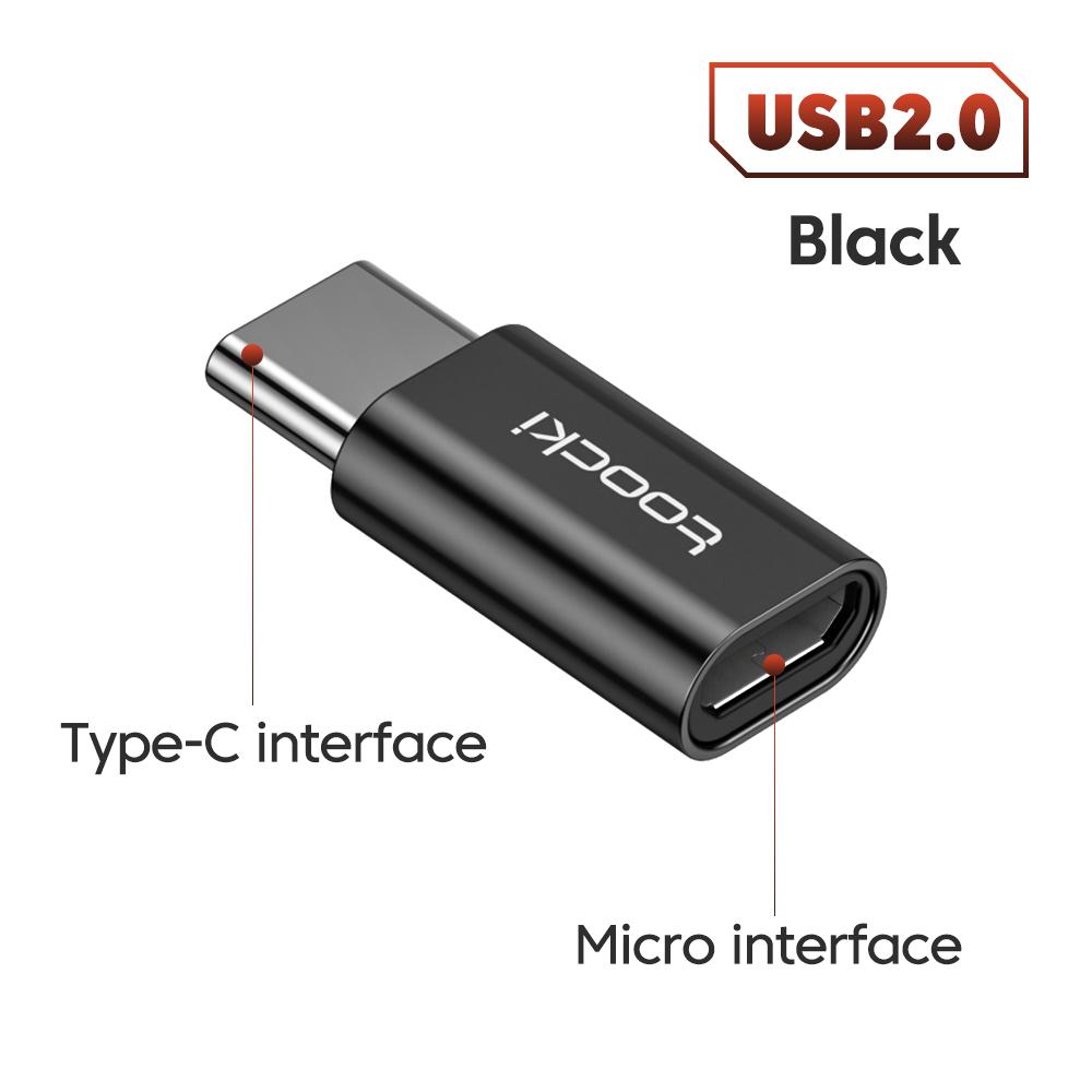 Toocki OTG USB 3,0 к адаптеру типа C Micro к типу C «папа» к USB 2,0 «мама» конвертер для Macbook Xiaomi Samsung разъем OTG