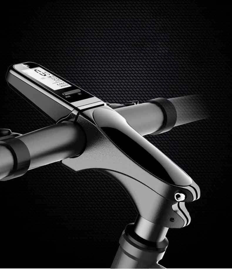 Zmart Wireless Bicycle Stem Computer for and Mountain Bikes Waterproof Handlebar Cycling Accessory Smart Bike Stopwatch Parts Cycle GPS Cycle Wireless