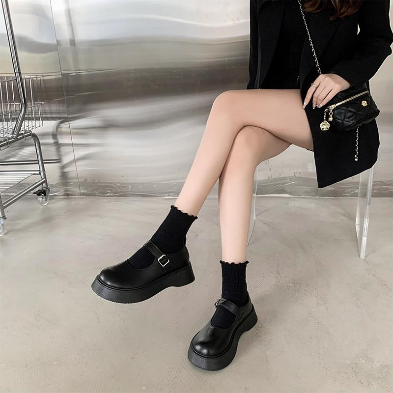 Модные туфли Мэри Джейн женские 2024 ретро туфли на плоском каблуке женские мягкие и удобные туфли модные и универсальные