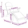 3 Piece Garden Lounge Set Adirondack Style Solid Acacia Wood