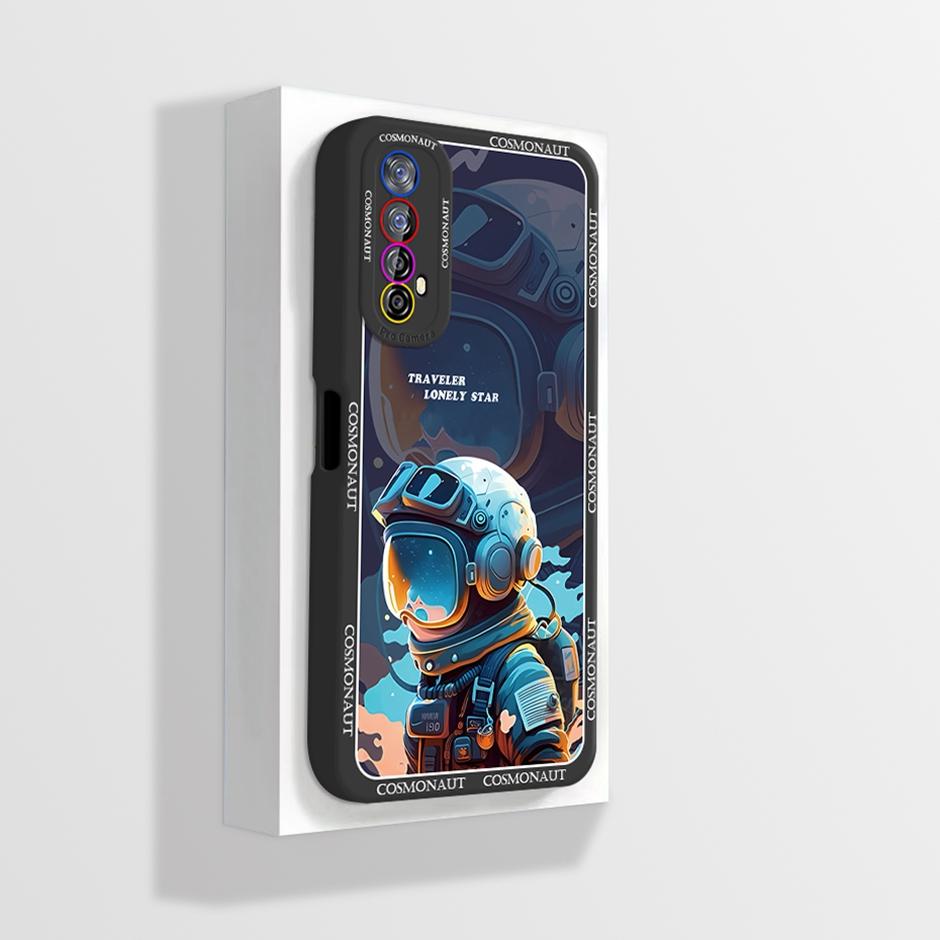 For Realme 7 Case Soft Silicone Cute Cartoon Phone Cover Shell for OPPO Realme Narzo 20 Pro 30 Narzo30 4G Cases New Design Funda