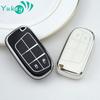 2 Buttons TPU Car Key Case Cover Key Shell Fob Holder for Jeep Renegade Grand Cherokee Dodge Journey Charger Chrysler 200 300 300C