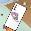 Щенок Шнауцера Мягкий Чехол Для Samsung Galaxy S25 Ultra S9 S10 S20 FE S21 S22 S23 Plus S24 Ultra Чехол