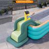 Inflatable Pool Water Slide Outdoor Toy Play Center Water Slides Inflatable Slides for Above Ground Water Play Center