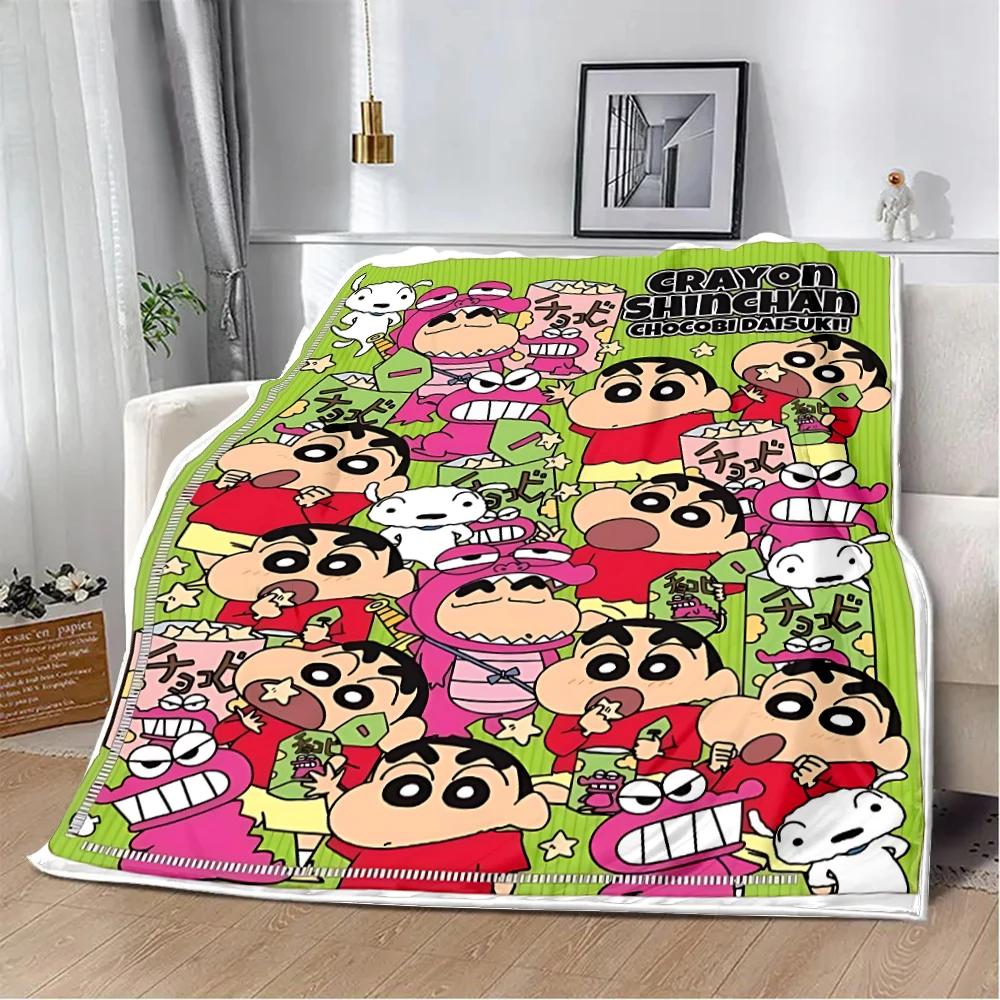 Crayon-ShinS chanS Printed Blanket Picnic Blankets Warm Blanket Soft and Comfortable Blanket Home Travel Birthday Gift