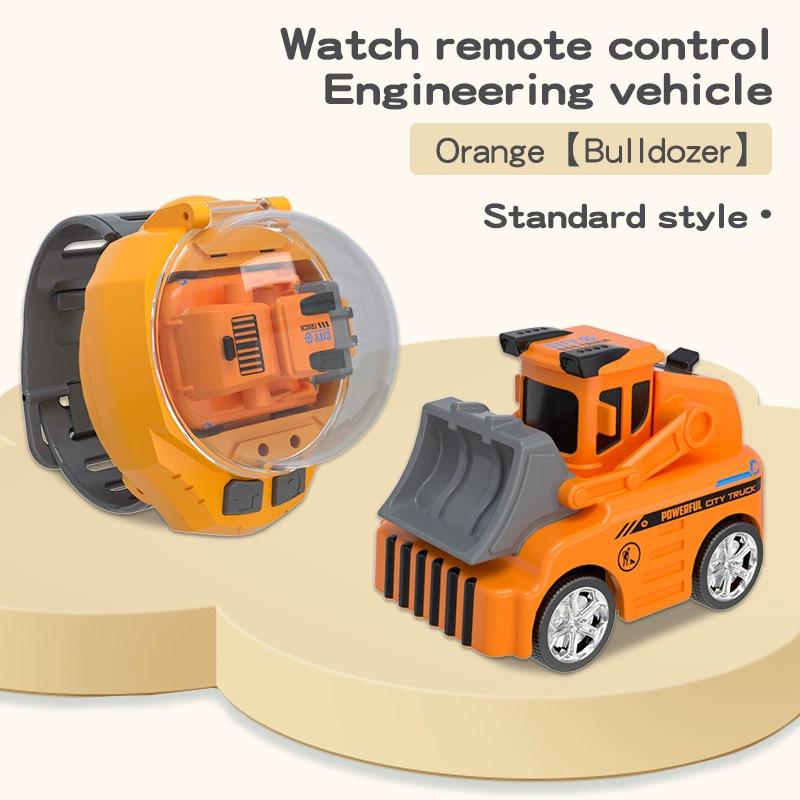 Children's Remote Control Engineering Vehicle Toy - G Watch Model (White Rabbit Capybara)