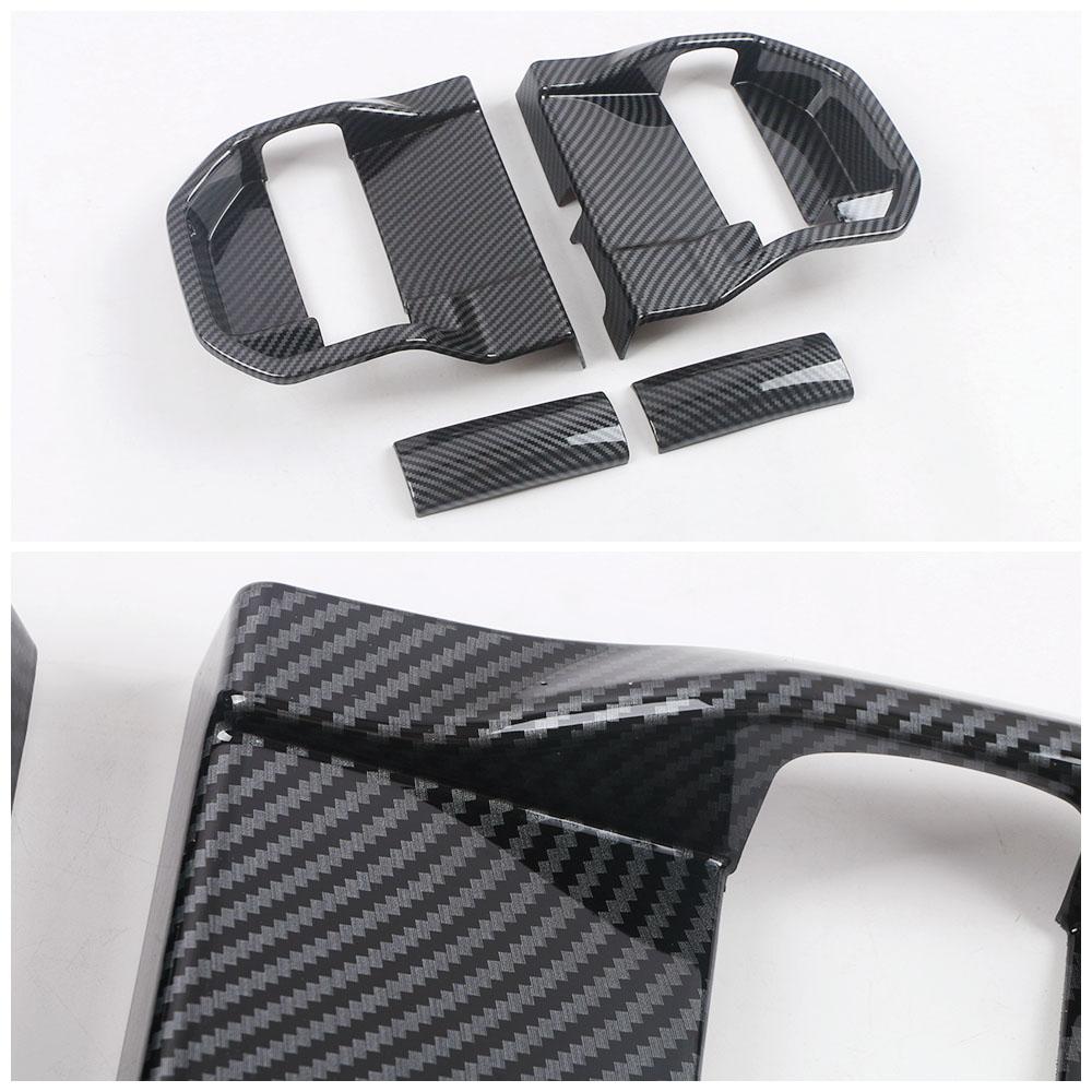 Для Toyota Sienna 2024 2024 2024 Аксессуары для салона автомобиля Средняя дверная ручка Рамка Чаши Крышка Отделка Ремонт Наклейка против царапин