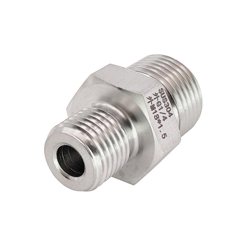 Резьбовой адаптер из нержавеющей стали 304: M18x1.5 на G1/4 BSP Наружная резьба