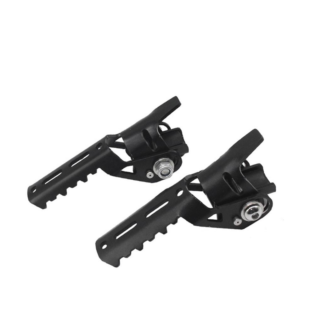 2pcs Motorcycle Front Foot Pegs Folding Footrests Clamps Modification Parts Compatible For Bmw R1250GS R1200 GS