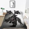 2023 Новый стиль 3D Роскошный стиль 2/3 шт. Постельное белье Кровать Удобный комплект пододеяльников с принтом волка Домашний текстиль Полиэстер Подарок для мальчика