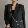 Simulation Pearl Gyro Body Chain for Women Suit Backpack Crossbody Jewelry Accessory