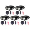 IPX4 Waterproof Cap Visor Light Power Display Motion Sensor Clip On Cap Light Mini Cap Clip Lights for Expedition Riding Fishing