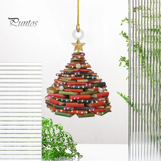 Украшение для рождественской елки, подвесное украшение со шнурком, легко подвешивается, небьющееся, для использования в помещении и на улице, рождественское подвесное украшение