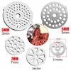 1pc Meat Grinder Plate Net Cut Meat Grinder Parts Elements Replace Stainless Steel Meat Hole Plate