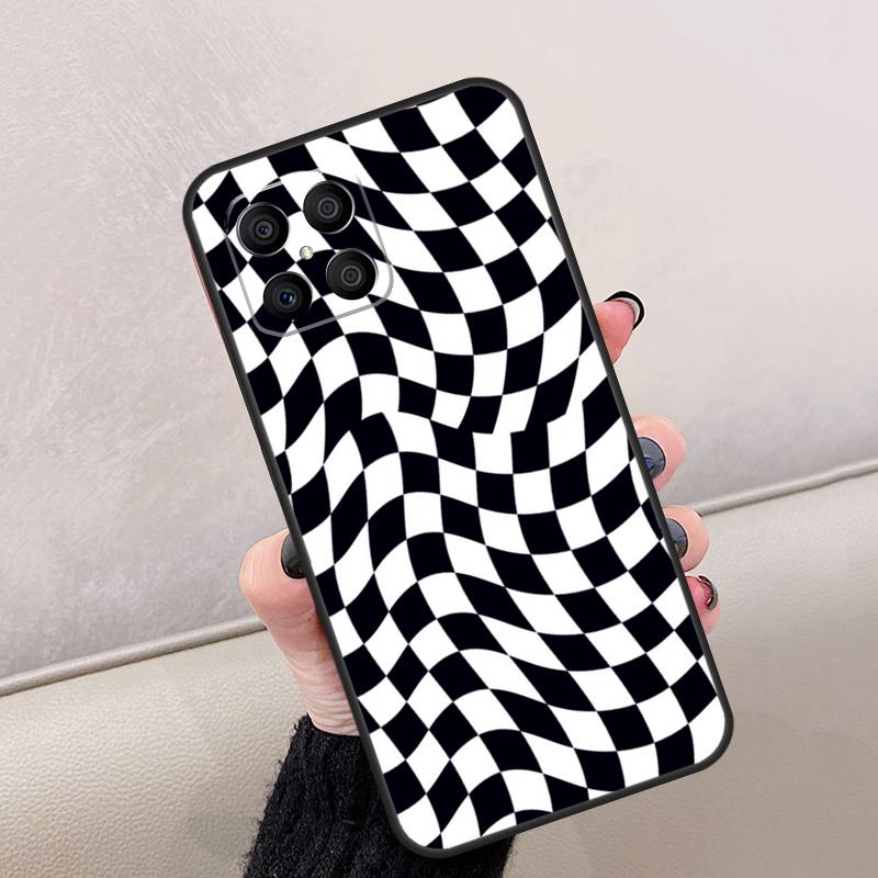 Сумасшедший Клетчатый Чехол Magic 8 6 7 Pro для Honor 400 Lite 200 50 70 90 X8c X8b X9a X9b X9c X9d Win RT