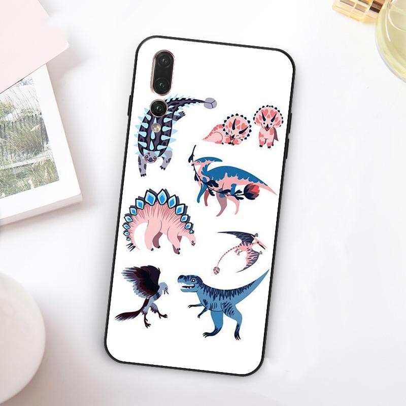 Чехол для Huawei Nova Y60 Y70 Y90 Y72 Y73 Y61 Y91 7i 8i 11i 12i 12s 9 10 SE P20 P30 P40 Lite с рисунком скелета динозавра