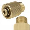 Переходник M22-G1/2 BSP – Латунная редукция | Резьба M22 x G1/2" BSPP | Шток 14 мм | Для моек Karcher, Nilfisk