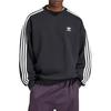 adidas Толстовка свободного покроя Adicolor, черная, мужская, уличная, IZ1829