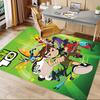 1pc Ben Alien Force Carpet for Playroom Bedroom Living Room Sofa Home Decor,kids Game Area Rug Non-slip Floor Mat Y73033