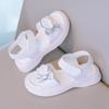 Girls Princess Sandals with Leaves Fashion Kids Summer Beach Shoes Children Causal Shoes Simple Platform Hook & Loop Breatheable