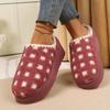 Fashion Women Cute Fluffy Soft Shoes Women Slippers Warm Winter Home Boots Plush Bedroom Ladies Female Shoes Lightweight Slides Women
