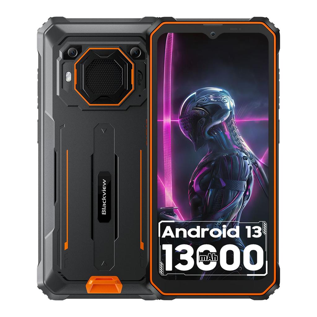 Восстановленный смартфон Blackview BV6200 Pro 18 ГБ ОЗУ 128 ГБ ПЗУ Android 14 Защищенный телефон