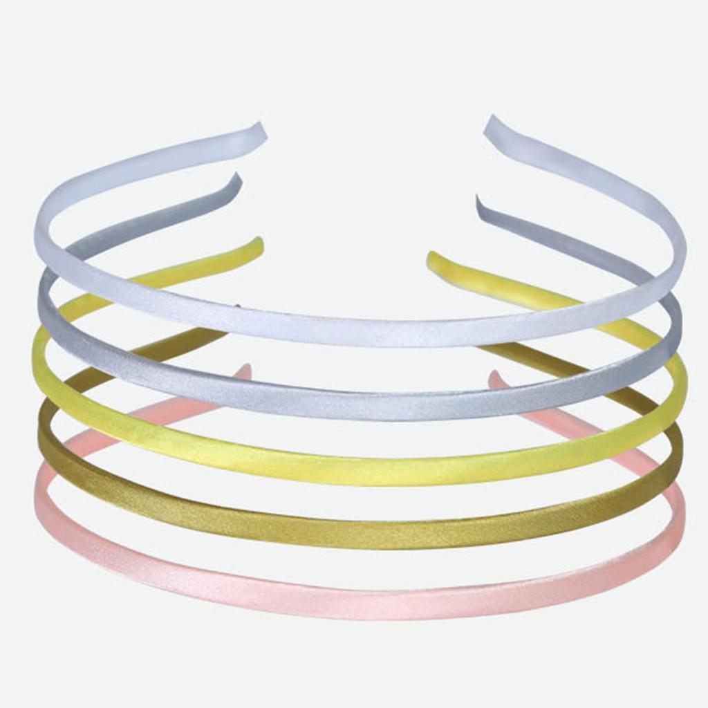5mm Wide Colorful Thin Hairband Headdress Simple Basic Face-Washing Headband Temperament Hair Hoop Kid's Hair Accessories