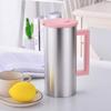 1.8 Liter Large Stainless Steel Water Pitcher Jug Drinks Juice Beverage Jugs for Home Kitchen Shop Cafe Office Use