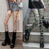 Thick Personalized Printed Foot Stomping Nine Inch Pantyhose Japanese Printed Camouflage Leopard Print Thick Socks Jumpsuit Stockings