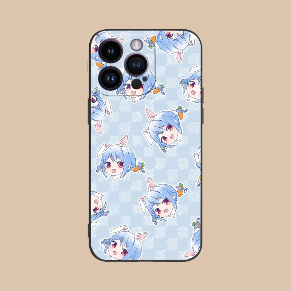 Holo Usada Pekora Matte TPU Mobile Phone Case for iPhone 17 16 15 14 13 12 11 X XR XS 8 7 Air Pro Max Plus Mini Colorful Cover