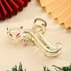 Metal Material Metal Hair Claw Hollow Design Rhinestones Flowers Hair Clips  For Women