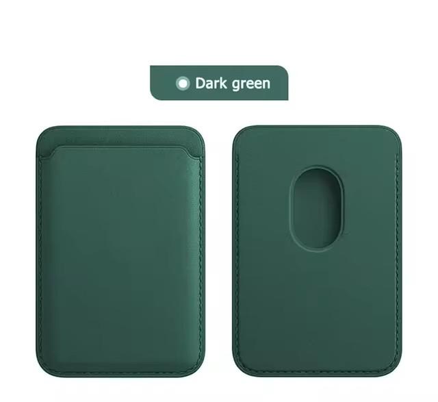 Для iPhone 15 14 Plus 13 12 Pro Max Mini Serise магнитный кожаный держатель для карт кошелек для Apple Magsafe чехол аксессуар
