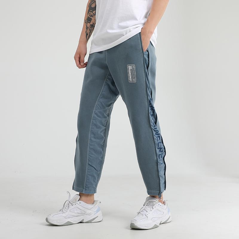 Jordan Engineered Lace-Up Pants Men Bottoms Grey Blue CT2919-033