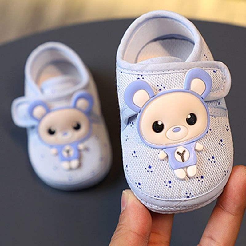 Весенне-осенние детские туфли для мальчиков и девочек 0-1 год, обувь для малышей 3-6-12 месяцев, детская обувь с застежкой-липучкой