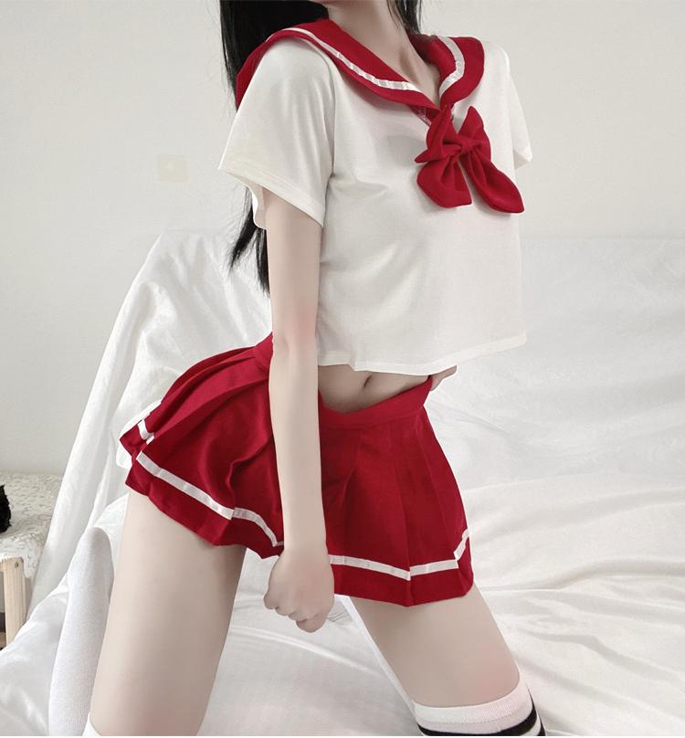 Женское сексуальное косплей нижнее белье школьная форма аниме школьница эротический костюм платье женская мини-юбка наряд короткий топ сексуальная одежда