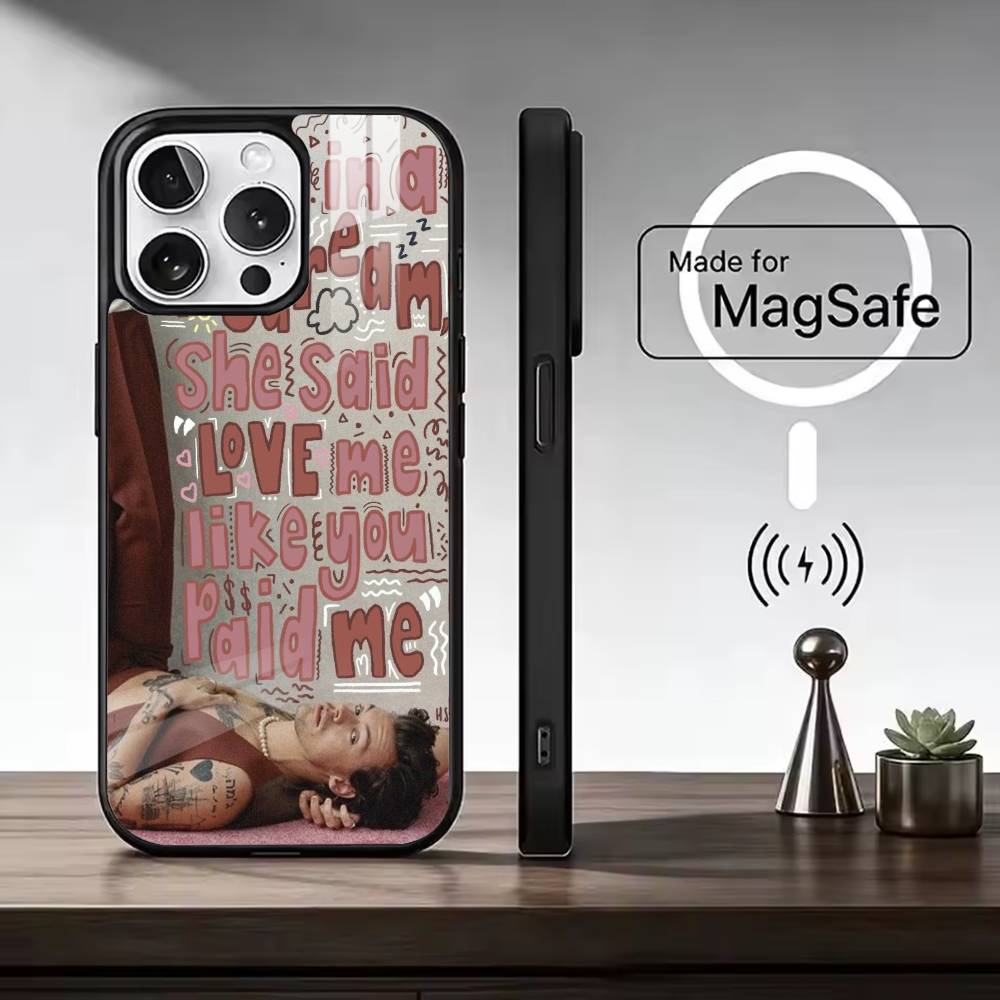 H-HaRRy Music S-Styles Чехол для телефона Magsafe для серии iPhone 17 16 15 14 13 12 11 Беспроводная зарядка