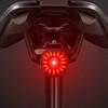 Rechargeable Simple Installation Smart Automatic LED Brake Detection Cycling Bike Tail