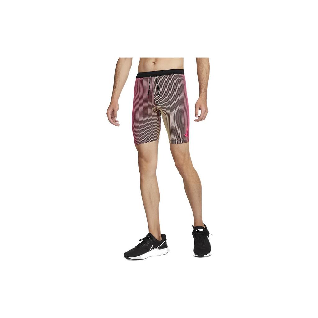 Nike Dri-FIT полосатый логотип с эластичной резинкой на талии, облегающие спортивные шорты, мужские брюки, розовый, черный, DM4623-016