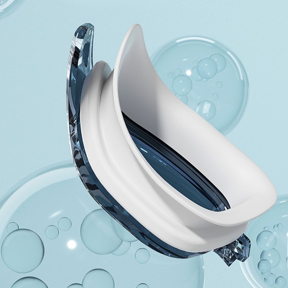 Портативные очки для плавания с большой оправой, силиконовые очки для плавания с берушами, профессиональные мужские и женские очки для плавания с HD защитой от запотевания