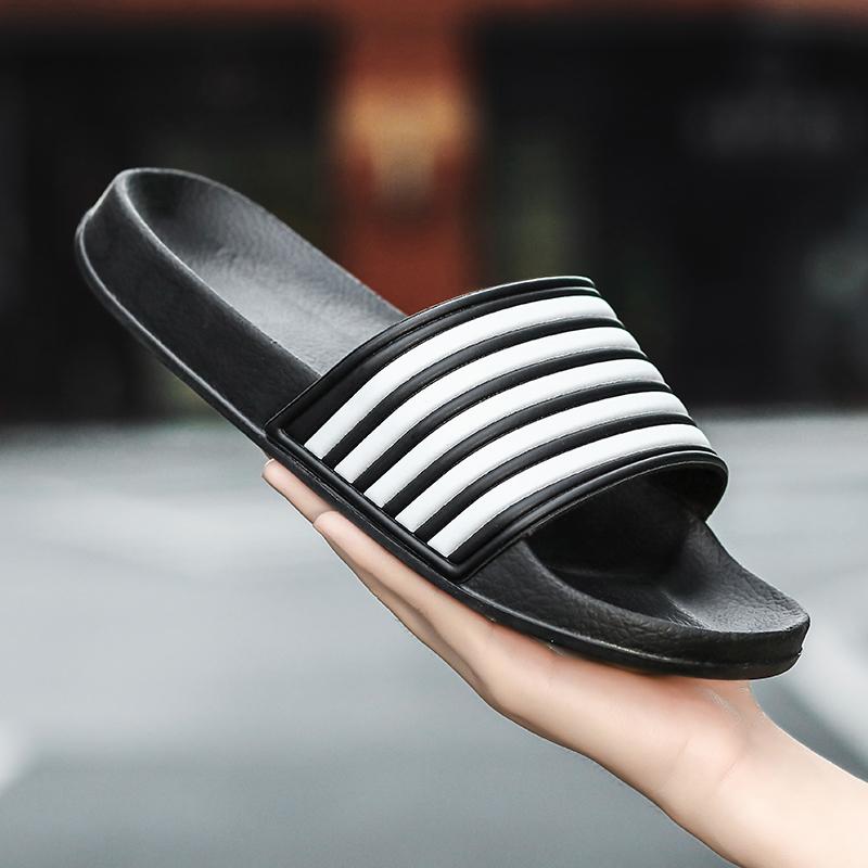 Тапочки мужские женские летние новые повседневные полосатые пляжные шлепанцы мужская и женская дизайнерская обувь домашние тапочки для ванной комнаты для пар