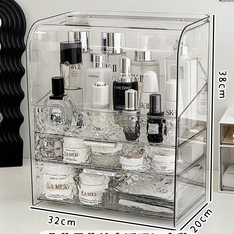 Dustproof Acrylic Makeup Organizer with Drawers